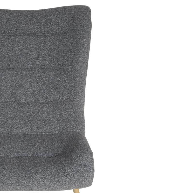 Artekko Artekko Cloud Γκρι Υφασμάτινη Μπουκλέ Πολυθρόνα (97x80x100)cm 735-2202-GL
