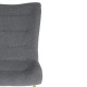 Artekko Artekko Cloud Γκρι Υφασμάτινη Μπουκλέ Πολυθρόνα (97x80x100)cm 735-2202-GL