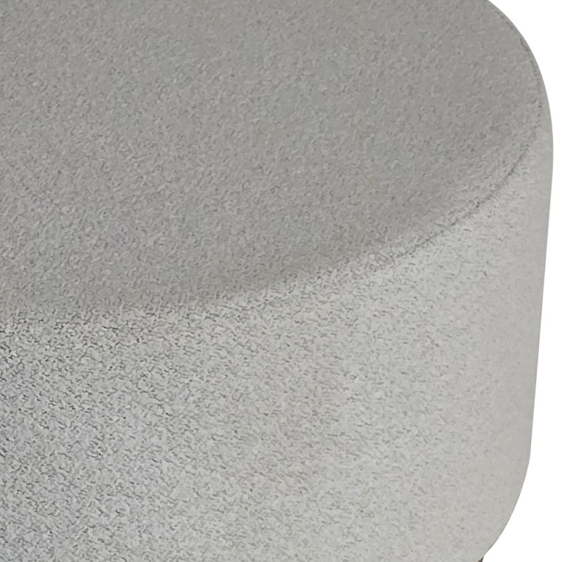 Artekko Artekko Cloud Μπεζ Υφασμάτινο Μπουκλέ Σκαμπό (Φ80x41)cm 735-2208-W