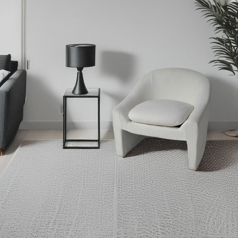 Artekko Artekko Cloud Λευκή Υφασμάτινη Μπουκλέ Πολυθρόνα (76x76x71)cm 735-2209