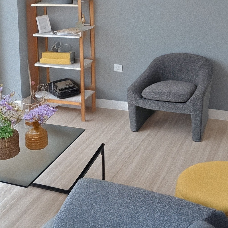 Artekko Artekko Cloud Γκρι Υφασμάτινη Μπουκλέ Πολυθρόνα (76x76x71)cm 735-2209-GL