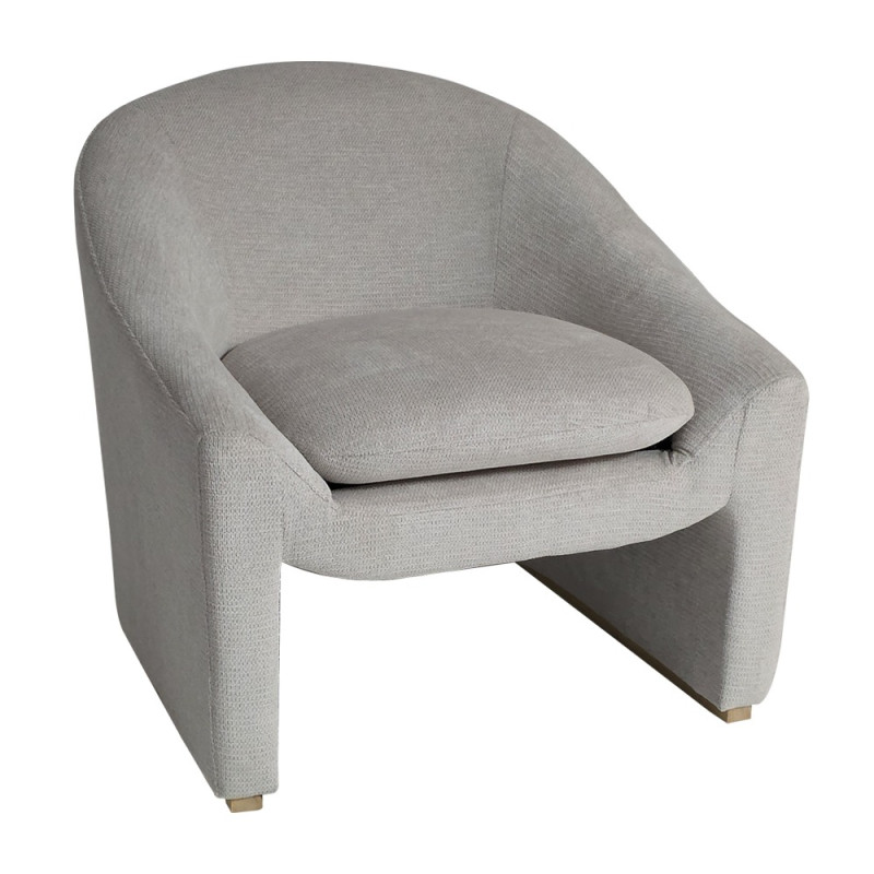 Artekko Artekko Cloud Μπεζ Υφασμάτινη Πολυθρόνα (76x76x71)cm 735-2209-WG