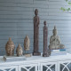 Artekko Artekko Buddha Καφέ Διακοσμητικός Βούδας από Ρητίνη (8.9x8.9x60.2)cm 73633