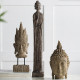 Artekko Artekko Buddha Καφέ Διακοσμητικός Βούδας από Ρητίνη (8.9x8.9x60.2)cm 73633