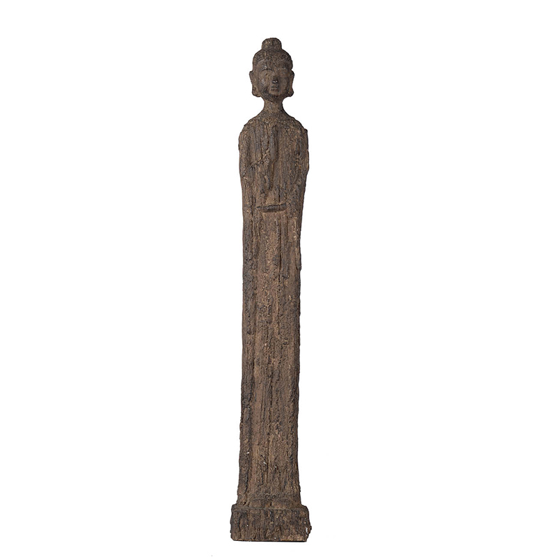 Artekko Artekko Buddha Καφέ Διακοσμητικός Βούδας από Ρητίνη (8.9x8.9x60.2)cm 73633