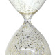 Artekko Artekko Hourglass Γυάλινη Διακοσμητική Κλεψύδρα με Λευκή Άμμο (8x8x20.5)cm 73770-WHIT
