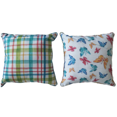 Artekko Artekko Voo Πολύχρωμα Υφασμάτινα Μαξιλάρια (38x38x20)cm 2pcs 742-2304