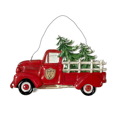 Artekko Artekko Xmas Μεταλλική Διακοσμητική Πινακίδα Τοίχου (29x18x1)cm 742-2475