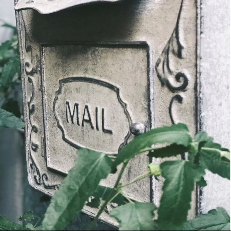 Artekko Artekko Mailbox Γκρι Μεταλλικό Γραμματοκιβώτιο (27x10x35)cm 742-2616