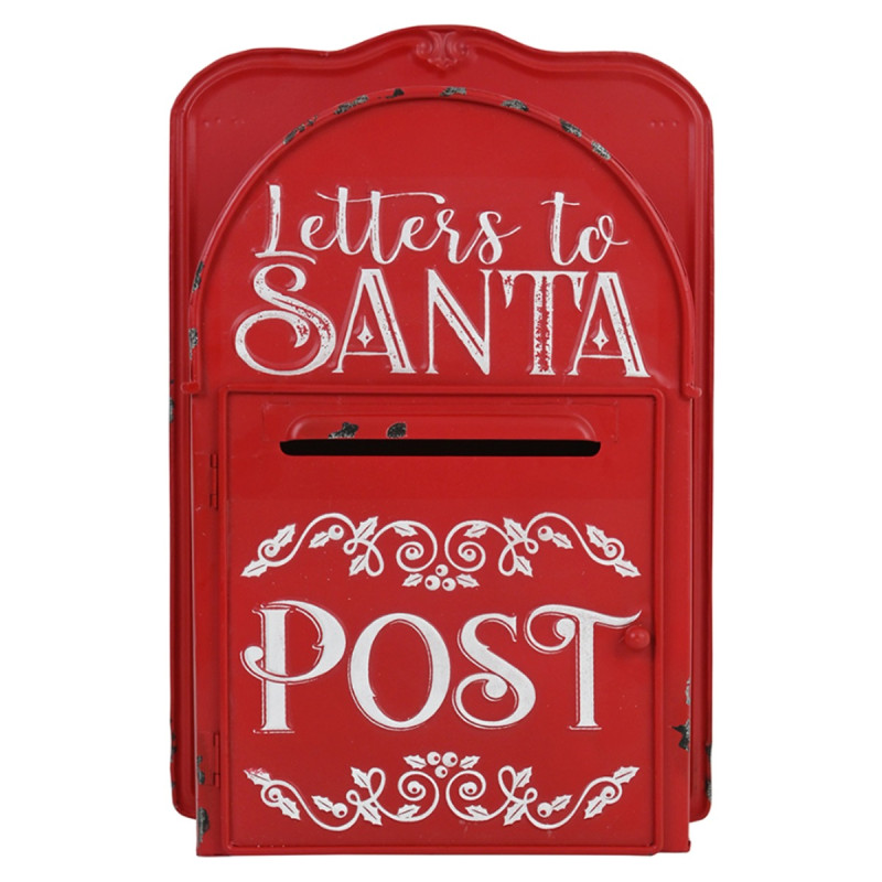 Artekko Artekko Xmas Mailbox Κόκκινο Μεταλλικό Γραμματοκιβώτιο (27x10x40)cm 742-2617