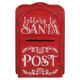 Artekko Artekko Xmas Mailbox Κόκκινο Μεταλλικό Γραμματοκιβώτιο (27x10x40)cm 742-2617