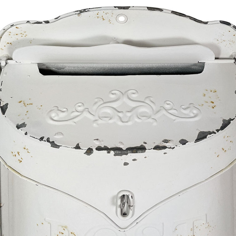 Artekko Artekko Mailbox Λευκό Μεταλλικό Γραμματοκιβώτιο (27x10x40)cm 742-2620