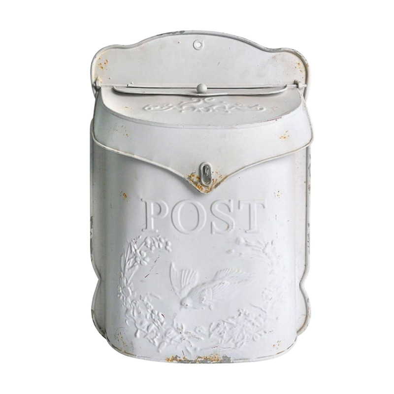 Artekko Artekko Mailbox Λευκό Μεταλλικό Γραμματοκιβώτιο (27x10x40)cm 742-2620