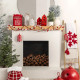 Artekko Artekko Xmas Mailbox Κόκκινο Μεταλλικό Γραμματοκιβώτιο (26x12x35)cm 742-2625
