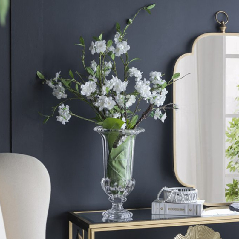 Artekko Artekko Urn Διάφανο Γυάλινο Διακοσμητικό Βάζο (21x21x37.5)cm 76655