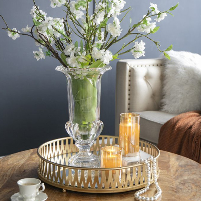 Artekko Artekko Urn Διάφανο Γυάλινο Διακοσμητικό Βάζο (21x21x37.5)cm 76655