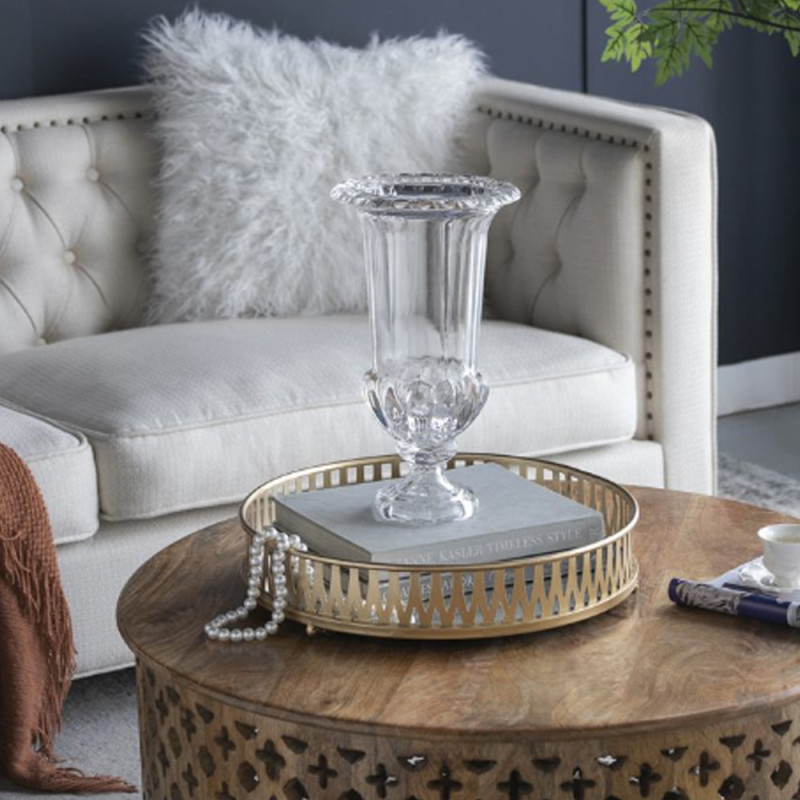 Artekko Artekko Urn Διάφανο Γυάλινο Διακοσμητικό Βάζο (21x21x37.5)cm 76655