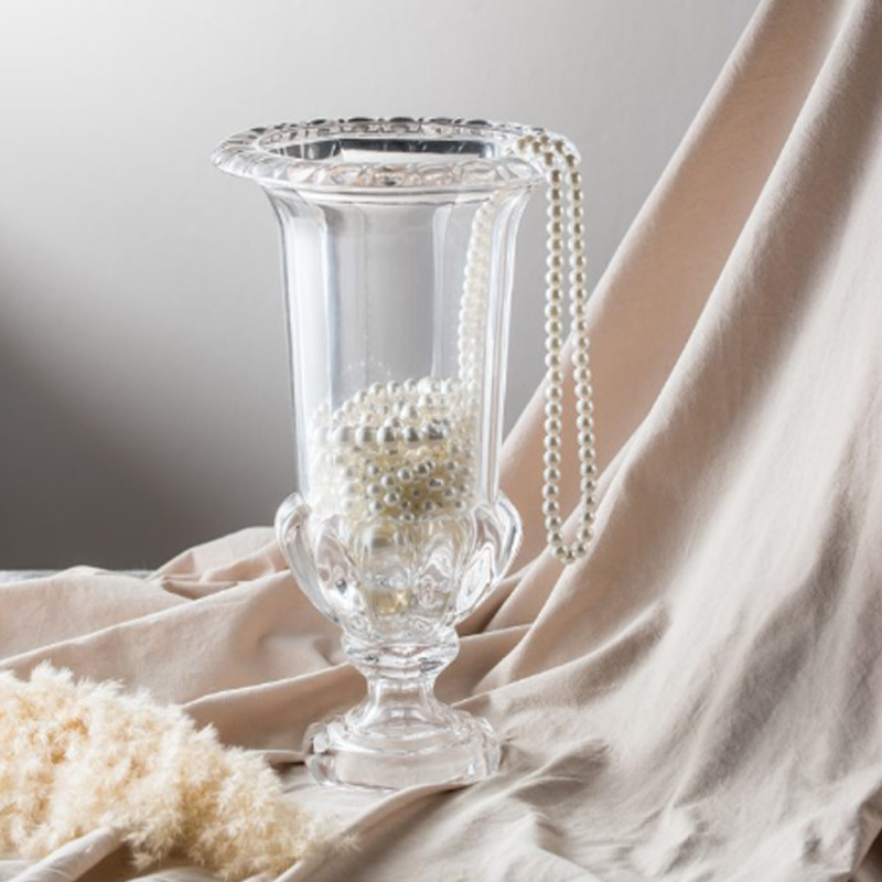 Artekko Artekko Urn Διάφανο Γυάλινο Διακοσμητικό Βάζο (21x21x37.5)cm 76655