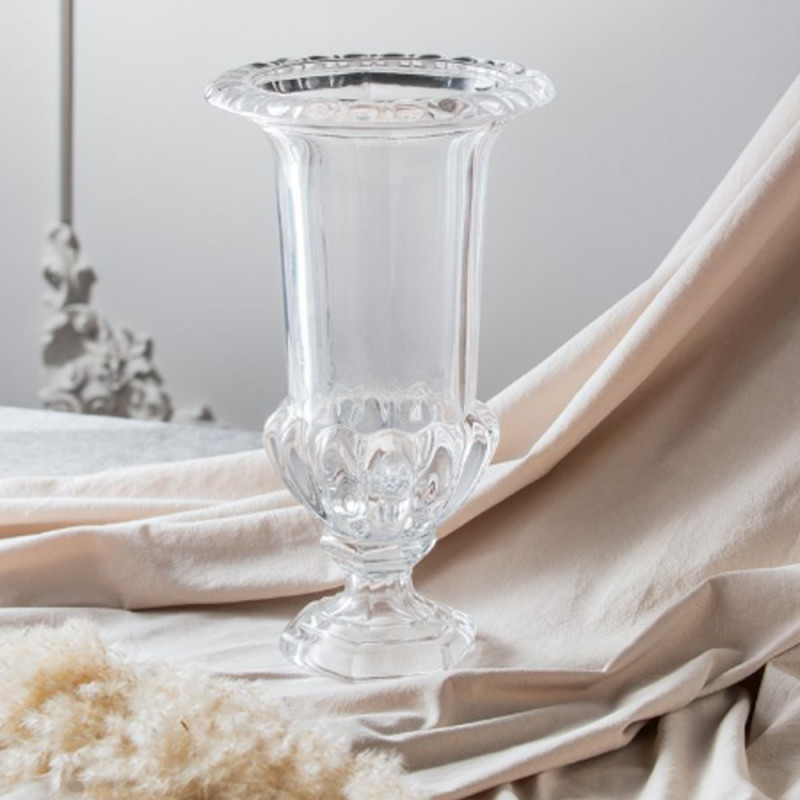 Artekko Artekko Urn Διάφανο Γυάλινο Διακοσμητικό Βάζο (21x21x37.5)cm 76655