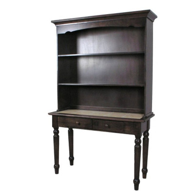 Artekko Artekko Theor Πιατοθήκη με Πλακάκι Ξύλινη Καφέ (105x45x180)cm 770-0009