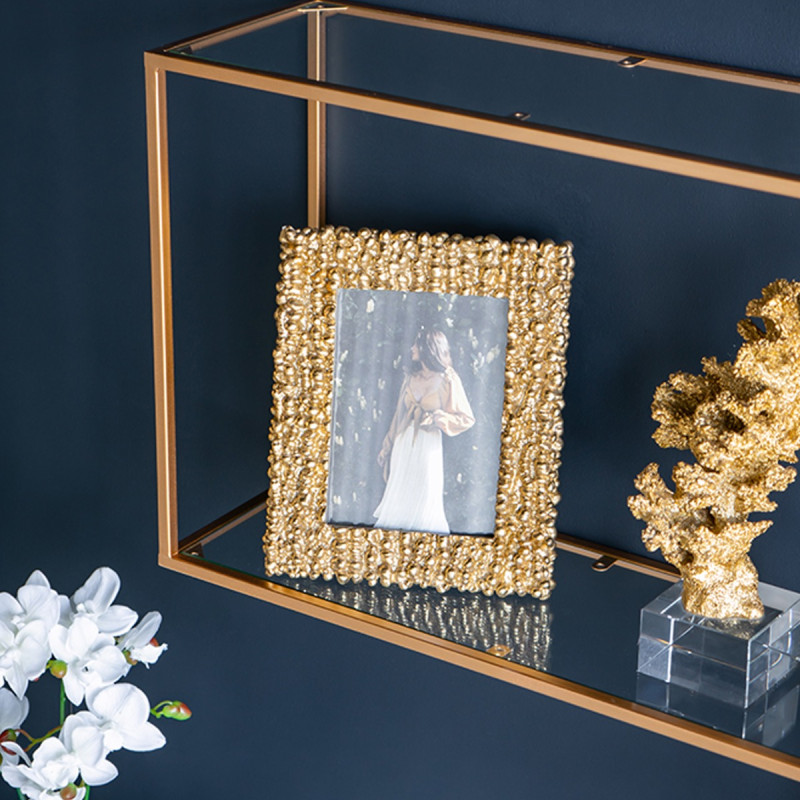 Artekko Artekko Frame Χρυσή Κορνίζα Ρητίνης για Φωτογραφία 5Χ7