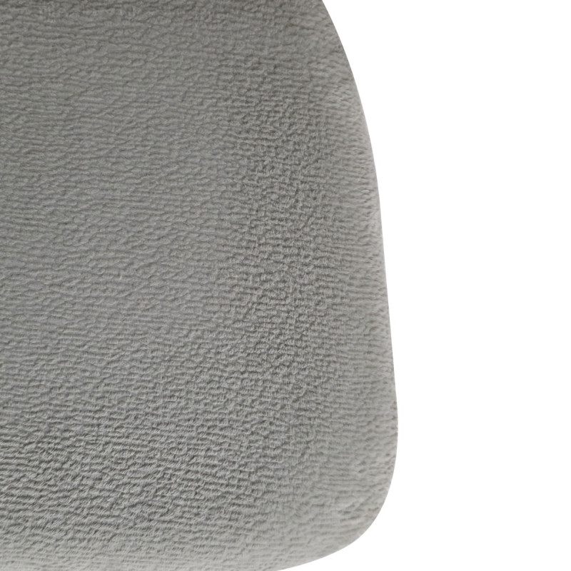 Artekko Artekko Bomonti Γκρι Καρέκλα με Μπουκλέ Ύφασμα (50x50x85)cm 783-1244