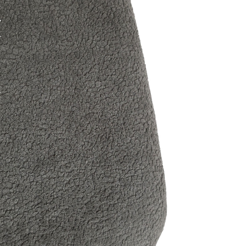 Artekko Artekko Bomonti Γκρι Καρέκλα με Μπουκλέ Ύφασμα (50x50x85)cm 783-1245