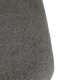 Artekko Artekko Bomonti Γκρι Καρέκλα με Μπουκλέ Ύφασμα (50x50x85)cm 783-1245