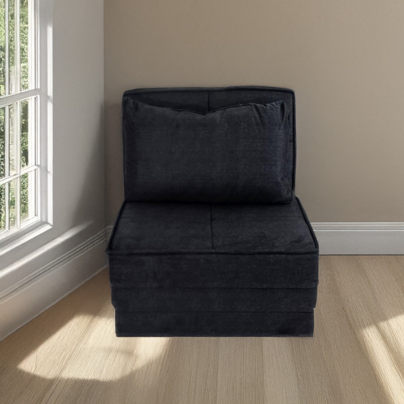 Artekko Artekko Thales Γκρι Πολυθρόνα Κρεβάτι με Αποθηκευτικό Χώρο (110x85x90)cm Κρεβάτι (200x85x45)cm 783-3212