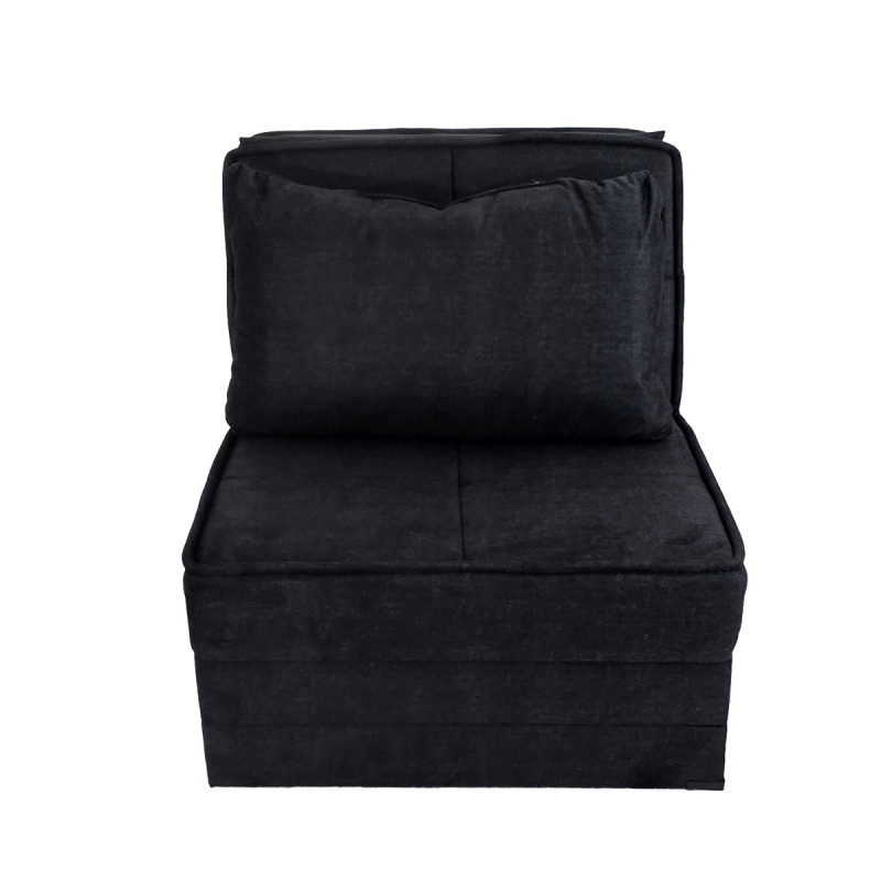 Artekko Artekko Thales Γκρι Πολυθρόνα Κρεβάτι με Αποθηκευτικό Χώρο (110x85x90)cm Κρεβάτι (200x85x45)cm 783-3212