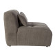 Artekko Artekko Sofia Γκρι Μπουκλέ Πολυθρόνα (70x95x75)cm 783-6312