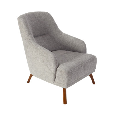 Artekko Artekko Pamukkale Γκρι Μπουκλέ Πολυθρόνα Μπερζέρα (66x85x85)cm 783-6323