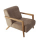 Artekko Artekko Merlin Καφέ Μπουκλέ Πολυθρόνα (69x90x75)cm 783-6334