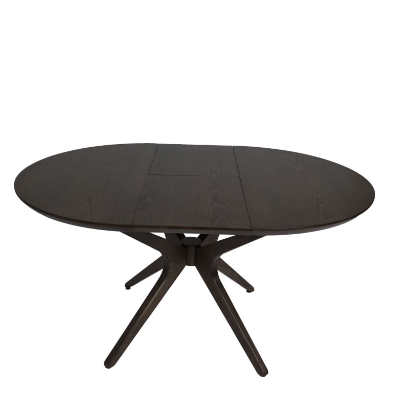 Artekko Artekko Mutfak Καφέ MDF Επεκτεινόμενη Τραπεζαρία (110+40x110x78)cm 783-6353