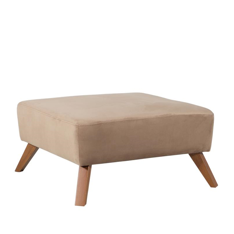 Artekko Artekko Qeix Σκαμπώ Nil Ύφασμα Milano 22 και Ξύλινα Πόδια (80x80x47)cm 783-7004-A