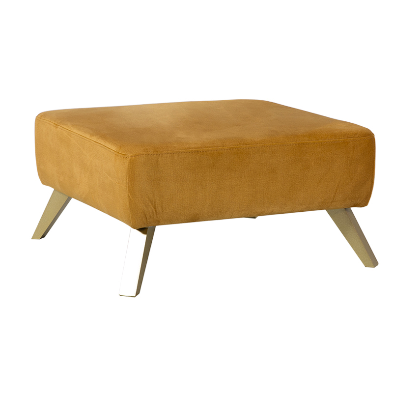 Artekko Artekko Σκαμπώ NIL 80x80x47 ύφασμα Iga 1014 και ξύλινα πόδια 783-7123