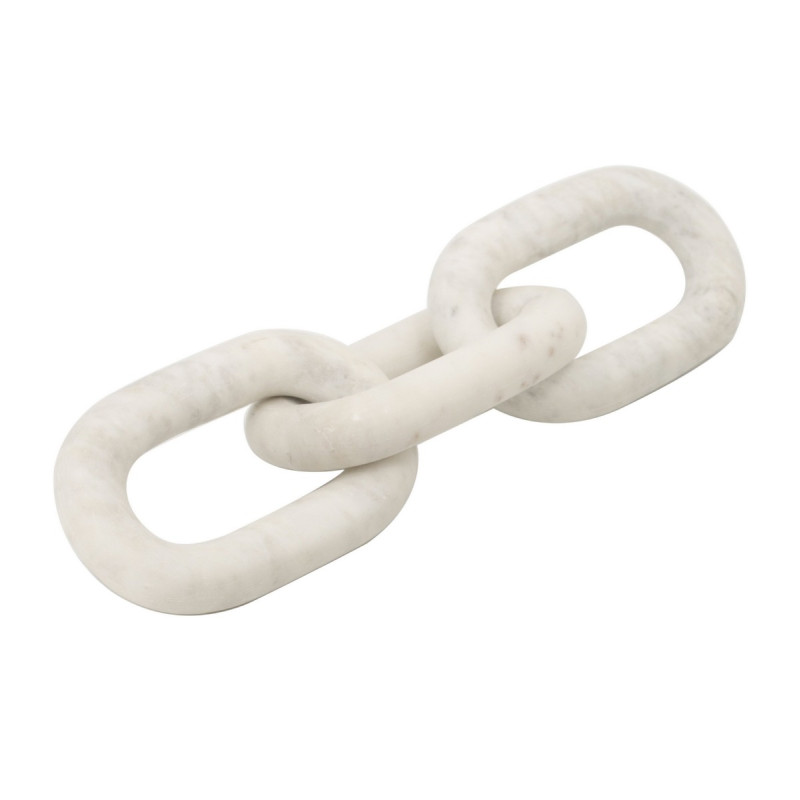 Artekko Artekko Marble Διακοσμητική Αλυσίδα  Μάρμαρο Λευκό (35.5x10x2.5)cm 78463