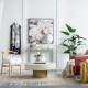 Artekko Artekko Ivory Τραπέζι Σαλονιού MDF Capiz Άσπρο Μπεζ (89x89x41)cm 78482-CREA