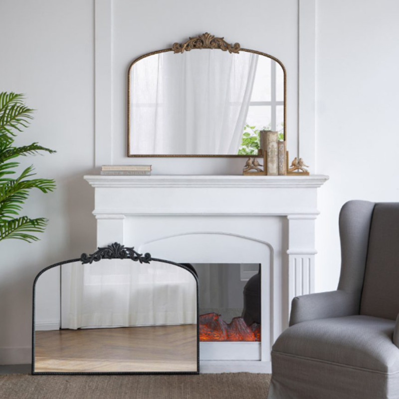 Artekko Artekko Dia Χρυσός Μεταλλικός Καθρέπτης Τοίχου (101.6x3.8x79.3)cm 82193-GOLD-DS