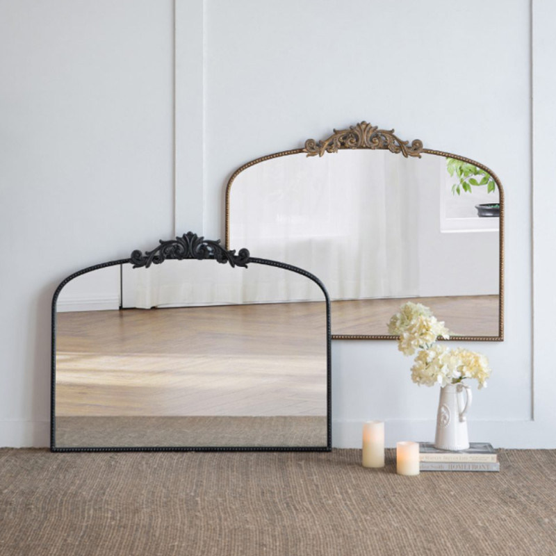 Artekko Artekko Dia Χρυσός Μεταλλικός Καθρέπτης Τοίχου (101.6x3.8x79.3)cm 82193-GOLD-DS