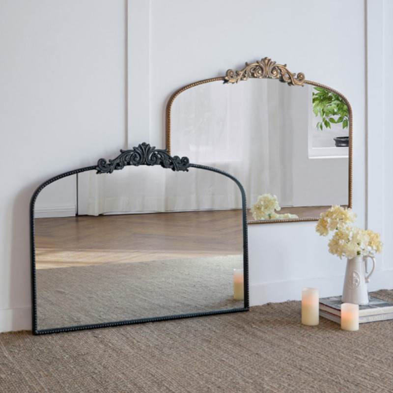 Artekko Artekko Dia Χρυσός Μεταλλικός Καθρέπτης Τοίχου (101.6x3.8x79.3)cm 82193-GOLD-DS