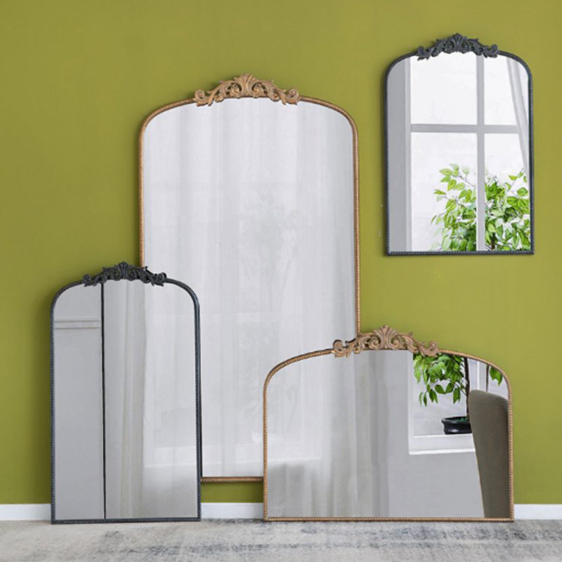 Artekko Artekko Dia Χρυσός Μεταλλικός Καθρέπτης Τοίχου (101.6x3.8x79.3)cm 82193-GOLD-DS