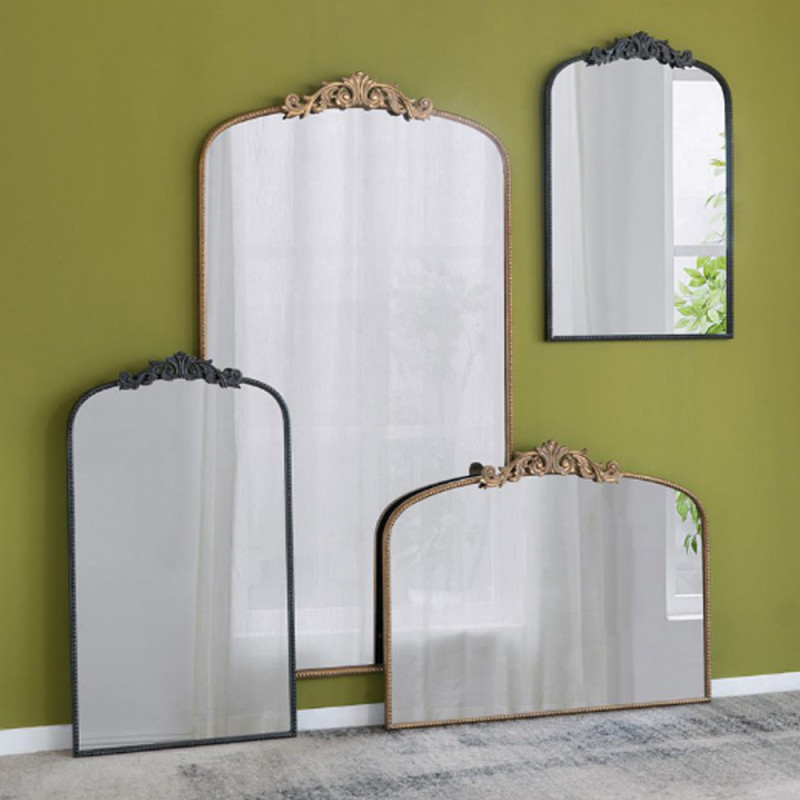 Artekko Artekko Dia Χρυσός Μεταλλικός Καθρέπτης Τοίχου (101.6x3.8x79.3)cm 82193-GOLD-DS