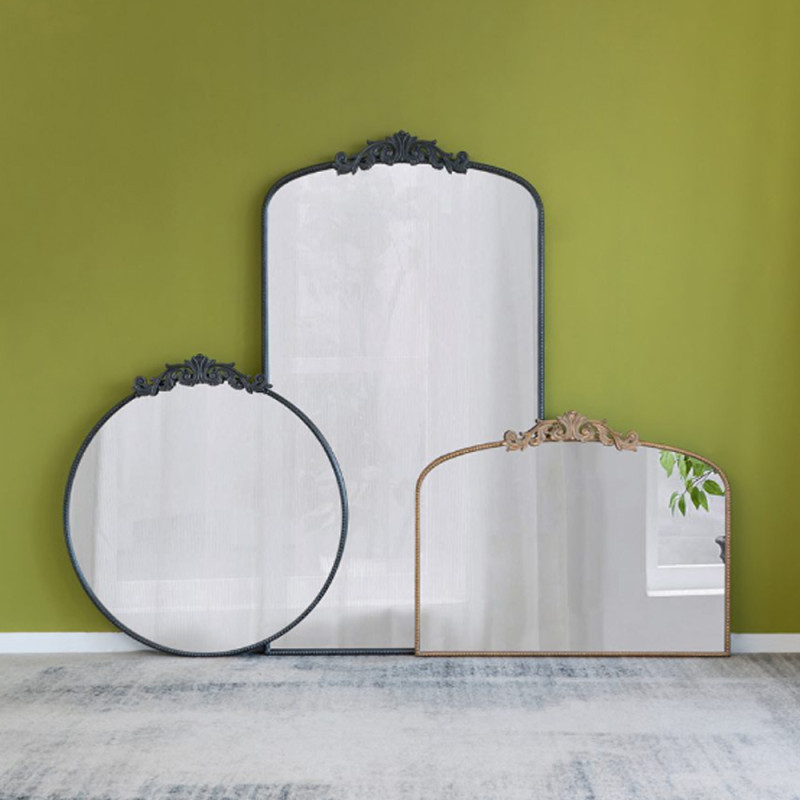 Artekko Artekko Dia Χρυσός Μεταλλικός Καθρέπτης Τοίχου (101.6x3.8x79.3)cm 82193-GOLD-DS