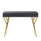 Artekko Artekko Lisa Κονσόλα Μαύρο με Χρυσά Πόδια Ξύλο/Μέταλλο (78x37x110)cm 82500