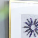 Artekko Artekko Mosaic Πίνακες με Διακοσμητικό Μοβ Αχάτη σε Χρυσή Κορνίζα (60x60x3)cm 2pcs 82765