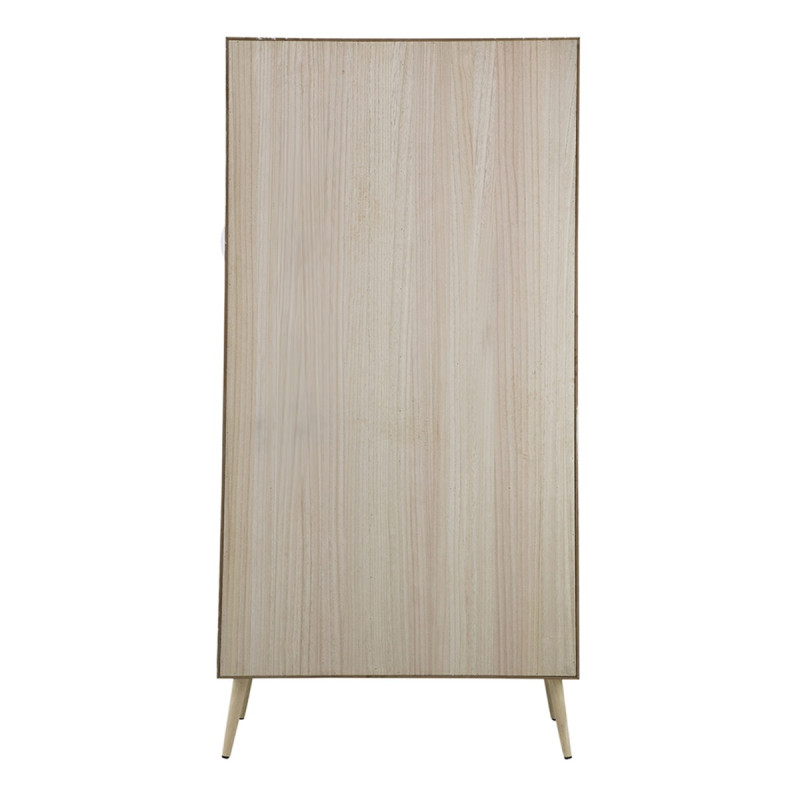Artekko Artekko Cons MDF Μπουφές με Ψάθα σε Φυσική Απόχρωση (90x37x189)cm 82783