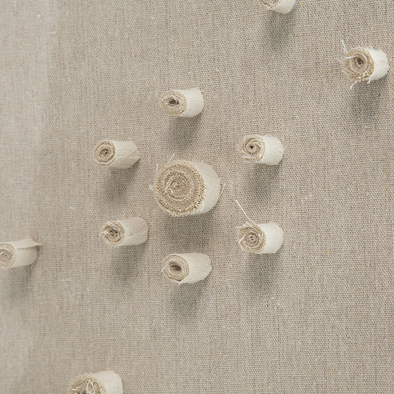 Artekko Artekko Mosaic Μπεζ Διακοσμητικός Πίνακας με Υφασμάτινη Τεχνοτροπία σε Plexiglass Κορνίζα (60x5x60)cm 82808