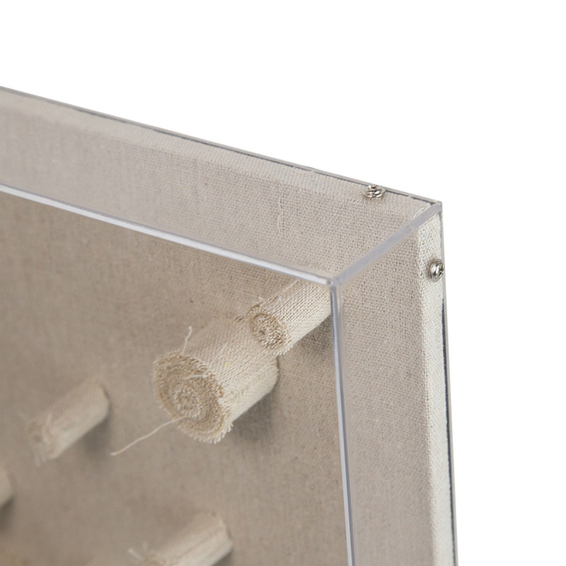 Artekko Artekko Mosaic Μπεζ Διακοσμητικός Πίνακας με Υφασμάτινη Τεχνοτροπία σε Plexiglass Κορνίζα (60x5x60)cm 82808