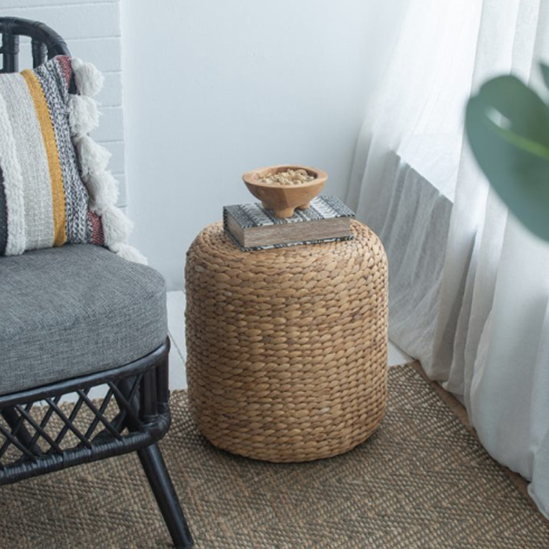 Artekko Artekko Hyacinth Σκαμπό από Υάκινθο Νερού (37x37x37)cm 83273